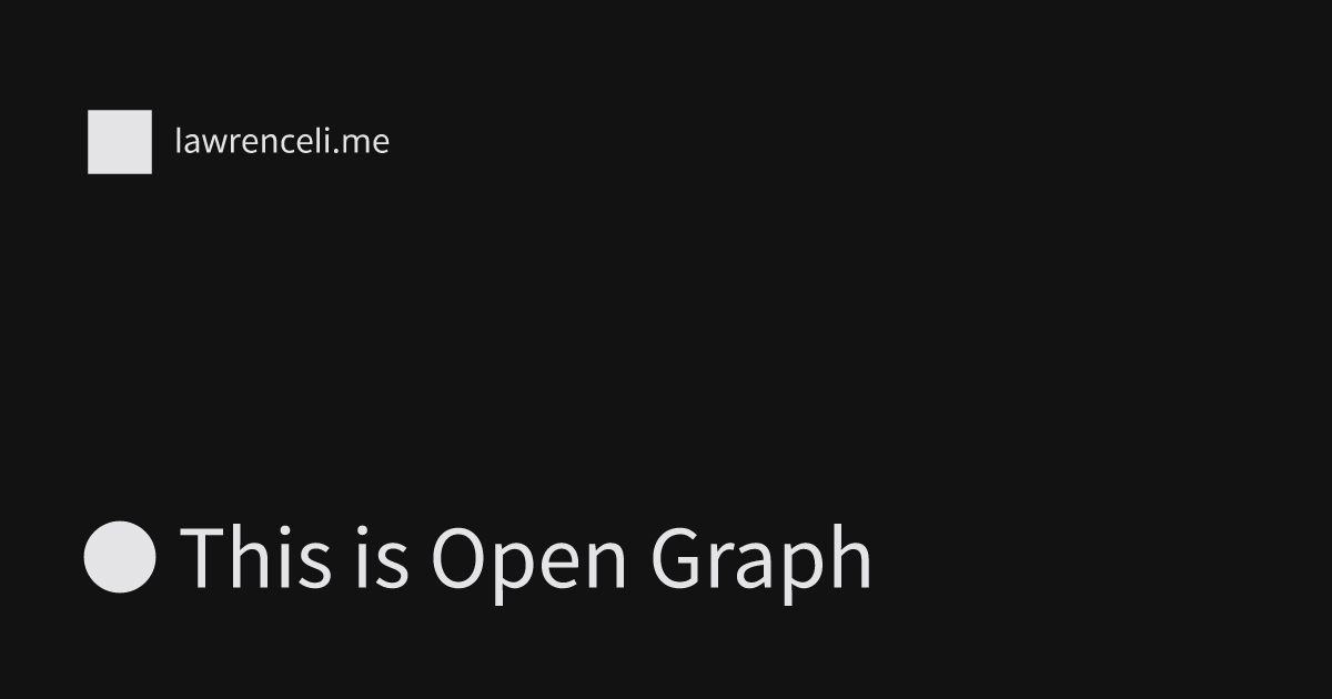 Open Graph